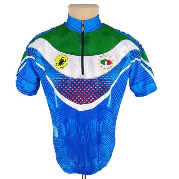 Castelli Italia 1/4 Zip Cycling Jersey - L - Picture 1 of 4